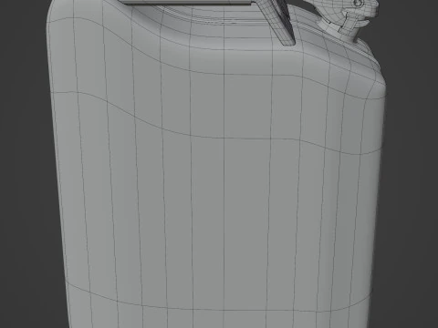 Jerry Can Metal Gas 3D Model