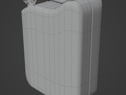 Jerry Can Metal Gas Model 3D