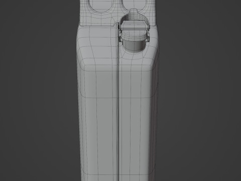 Jerry Can Metal Gas Model 3D