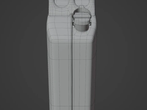 Jerry Can Metal Gas 3D Model