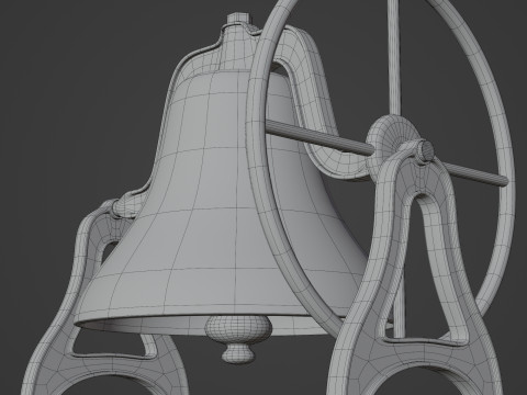 Antique Bell Model 3D
