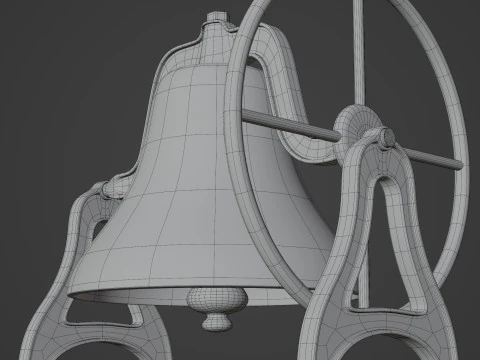 Antique Bell 3D Model