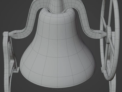 Antique Bell 3D Model