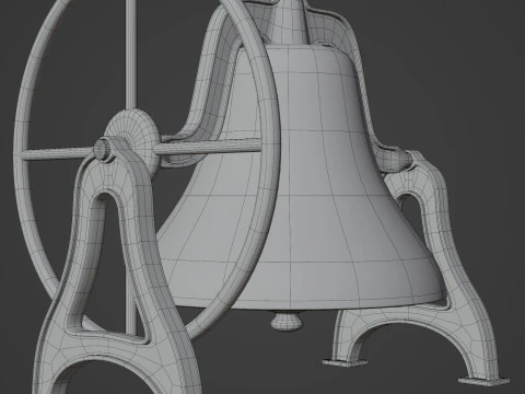 Antique Bell 3D Model