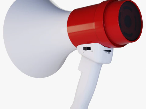 Megaphone 3D Model