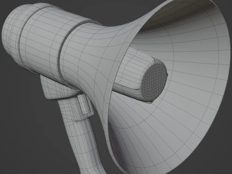 Megaphone 3D Model