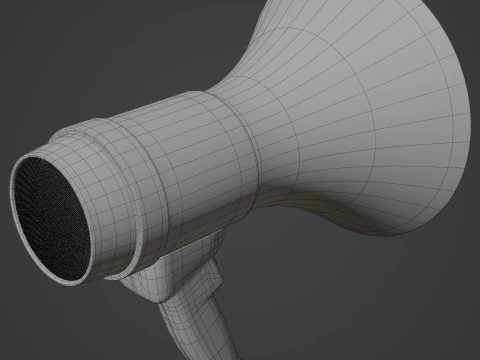 Megaphone 3D Model