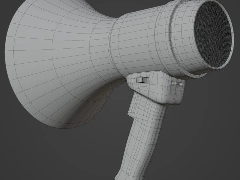Megaphone 3D Model