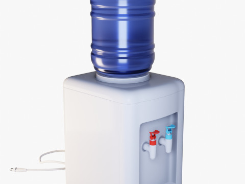 Water Cooler Dispenser Modello 3D