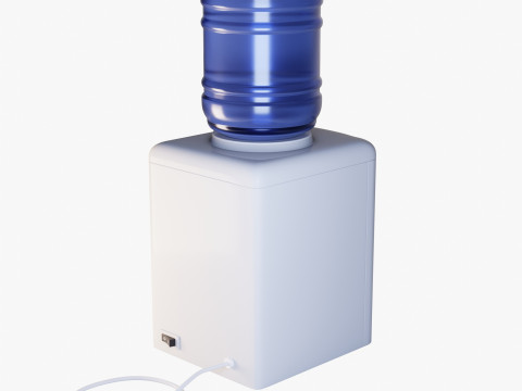 Water Cooler Dispenser Modello 3D
