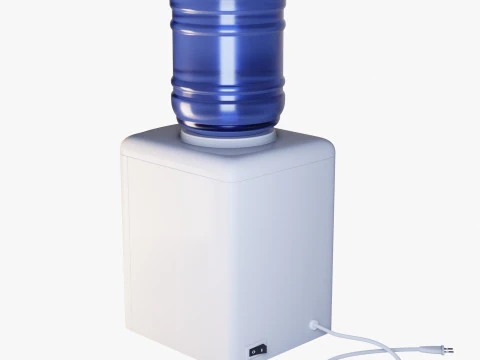 Water Cooler Dispenser 3D Model