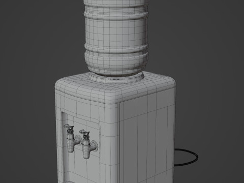 Water Cooler Dispenser Modello 3D
