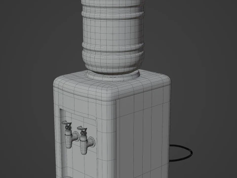 Water Cooler Dispenser 3D Model