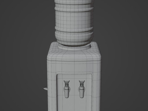 Water Cooler Dispenser Modello 3D