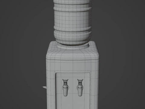 Water Cooler Dispenser 3D Model