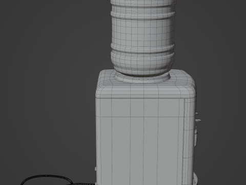 Water Cooler Dispenser Modello 3D