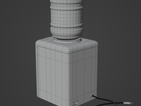 Water Cooler Dispenser Modello 3D