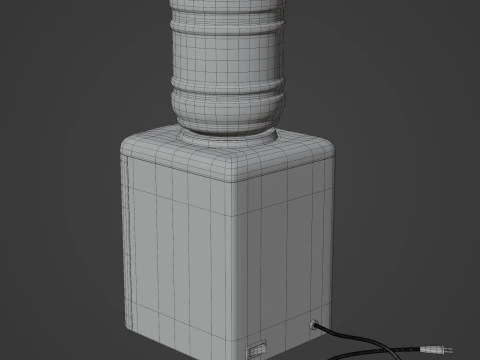 Water Cooler Dispenser 3D Model
