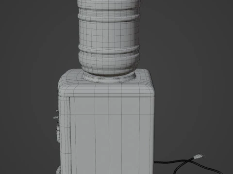 Water Cooler Dispenser 3D Model