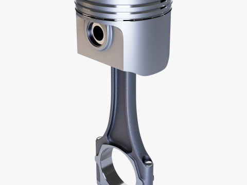 Engine Piston Model 3D