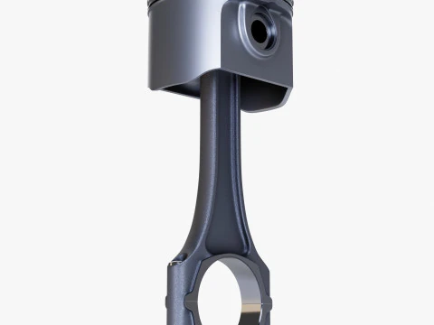 Engine Piston 3D Model