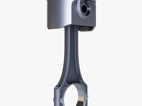 Engine Piston 3D Model