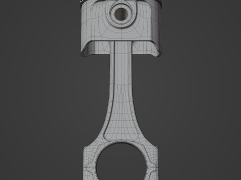 Engine Piston 3D 模型