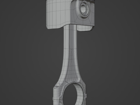 Engine Piston 3D 模型