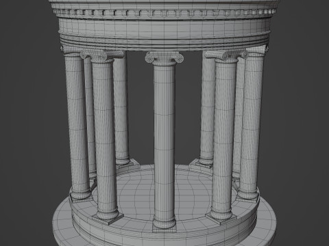 Sculpture Column 3D Модель