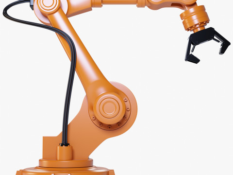 Industrial Robot Arm 3D 모델