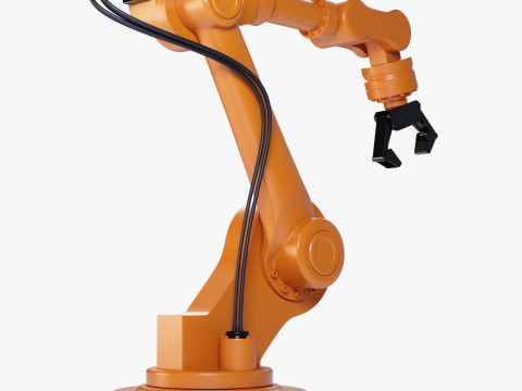 Industrial Robot Arm 3D 모델
