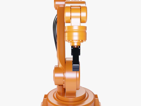 Industrial Robot Arm 3D Model