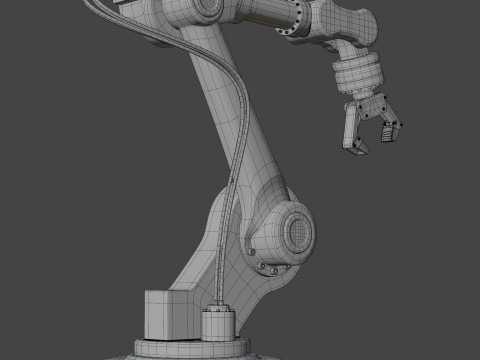 Industrial Robot Arm 3D 모델
