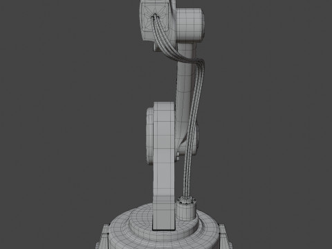 Industrial Robot Arm 3D 모델