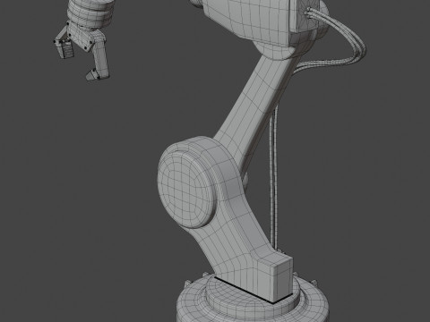 Industrial Robot Arm 3D 모델