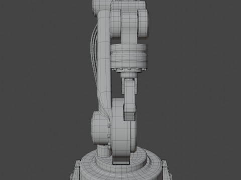 Industrial Robot Arm 3D 모델