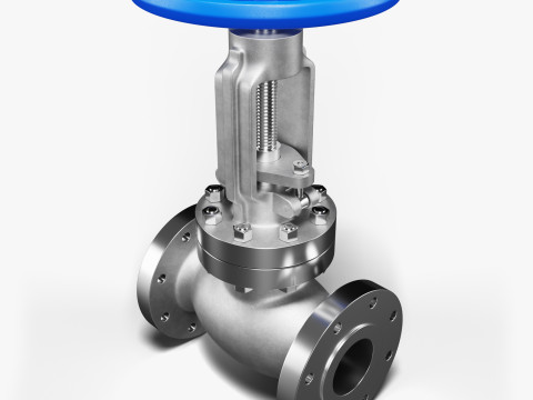 Industrial Valve Model 3D