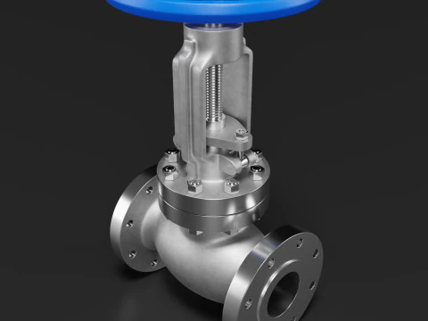 Industrial Valve 3D Model