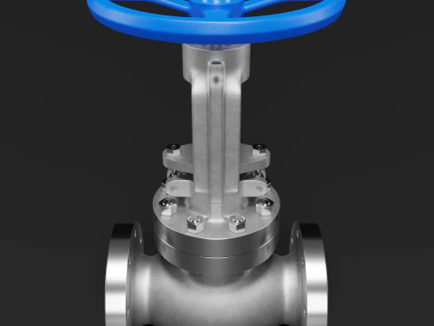Industrial Valve 3D Model
