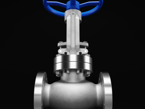 Industrial Valve 3D Model