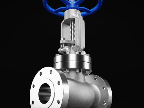 Industrial Valve 3D Model
