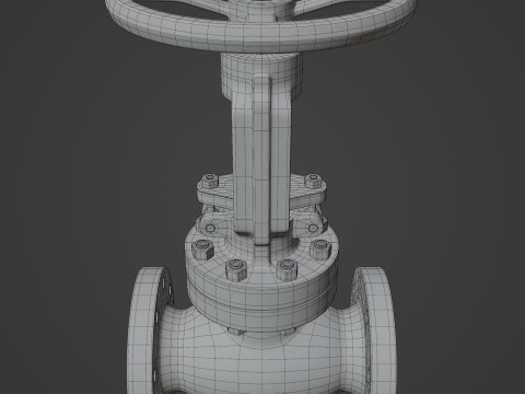 Industrial Valve Model 3D