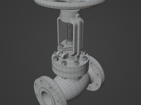 Industrial Valve Model 3D