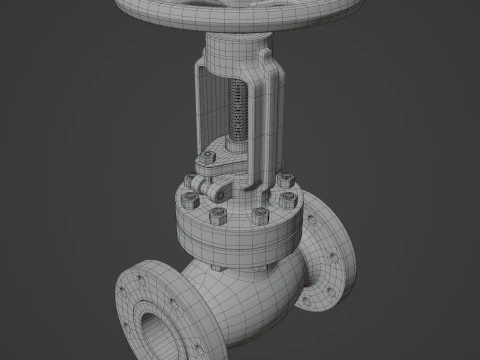 Industrial Valve 3D Model