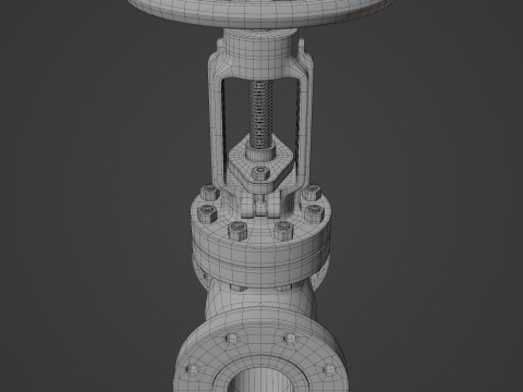 Industrial Valve Model 3D