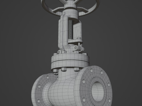 Industrial Valve Model 3D