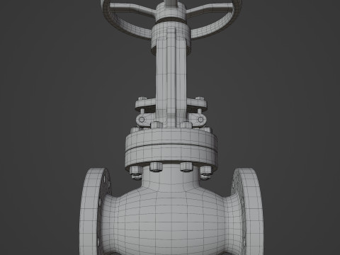 Industrial Valve Model 3D