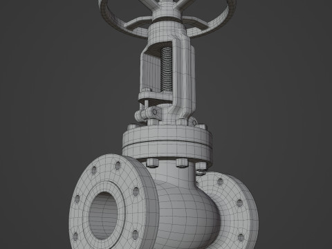 Industrial Valve Model 3D