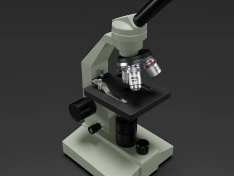 Mikroskop Model 3D