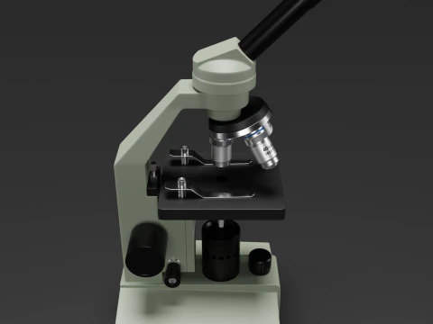 Mikroskop Model 3D